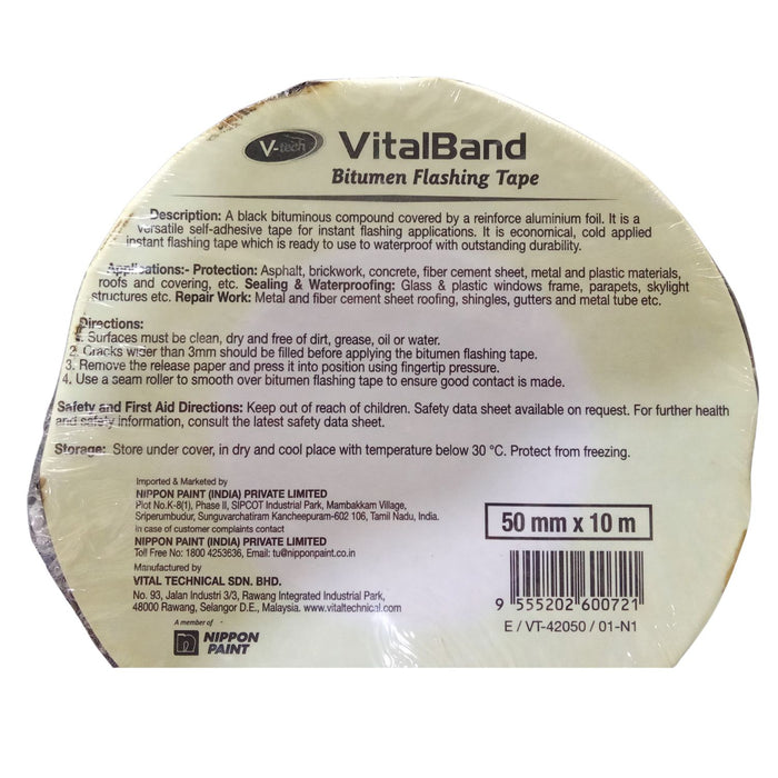 ACC BUTYL 50MM BLK VTECH STD