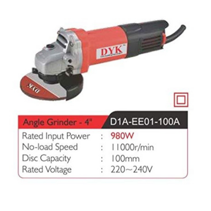MCH A GRINDER 4" 100A DYK